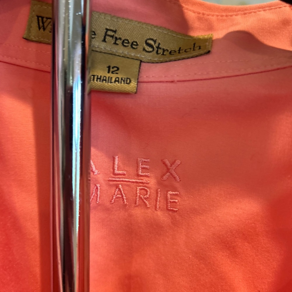 Alex Marie Light Pink Blouse - Picture 5 of 6